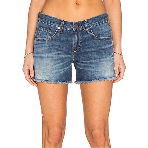 Rag & Bone Boyfriend Shorts in Torrington Wash - Picture 1 of 10